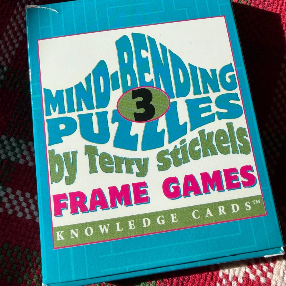 Mind-Bending Puzzles by Terry Stickels - Blue and Green